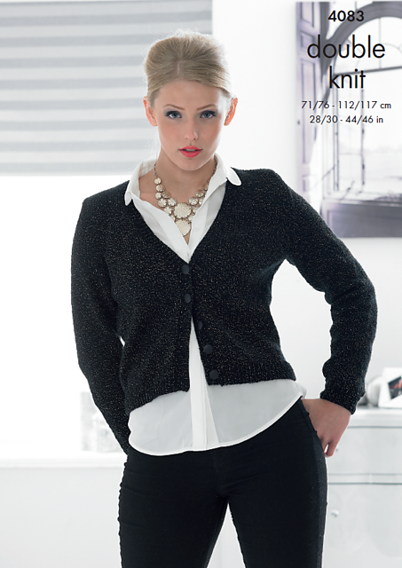 4083 Waistcoat and Cardigan