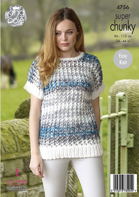 4756 Sweater and Short Sleeve Top