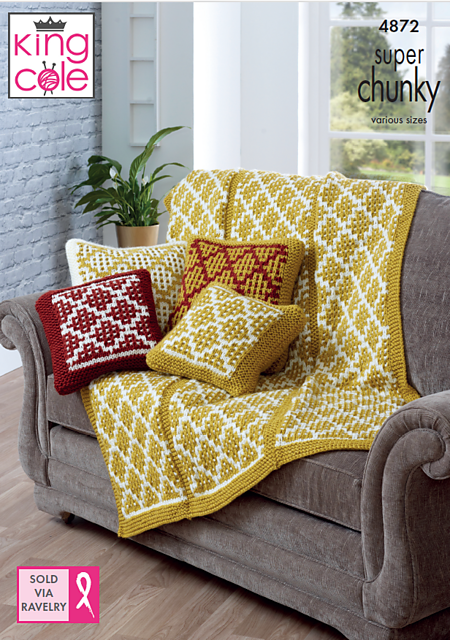 4872 Cushion Covers and Throw