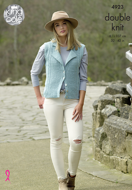 4923 Ladies Cardigan & Waistcoat