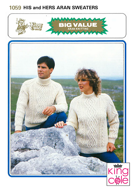 1059 His & Hers Aran Sweaters