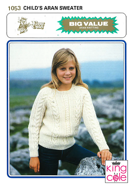 1053 Child's Aran Sweater