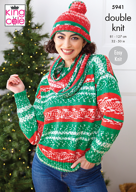 5941 Sweaters, Cowl and Hat