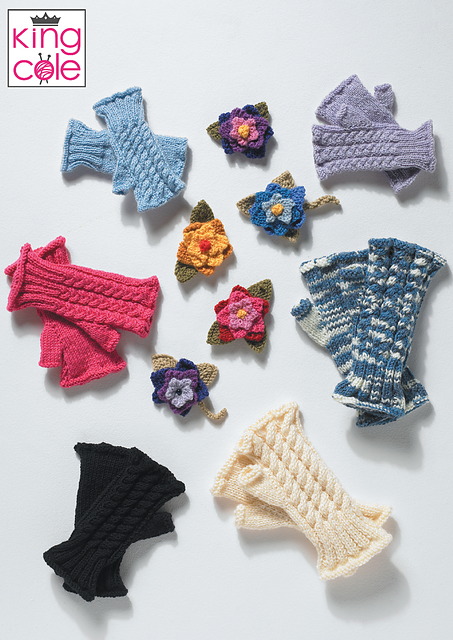 2942 Fingerless Gloves and Corsage