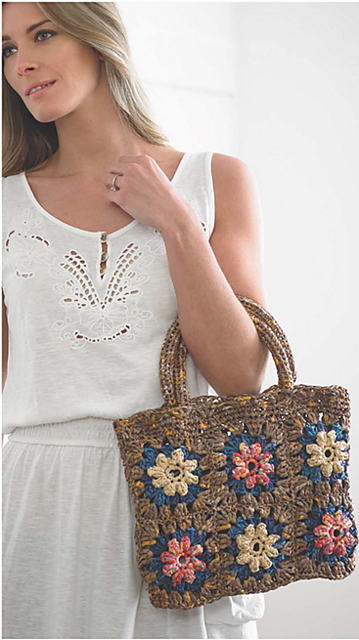 4336 Crocheted Hat and Bags