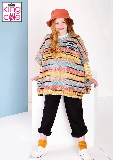 5933 Girls' Ponchos