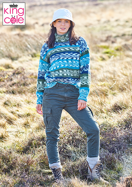 5903 Ladies Roll and Round Neck Sweaters