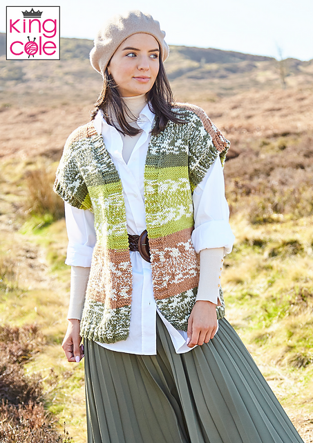 5907 Cardigan and Waistcoat