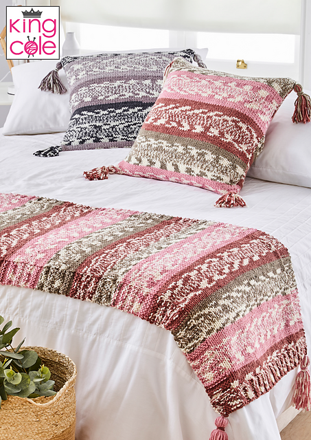 5909 Blanket, Bed Runner and Cushion Cover