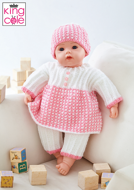 5924 Top, Pants, Hat and Bootees