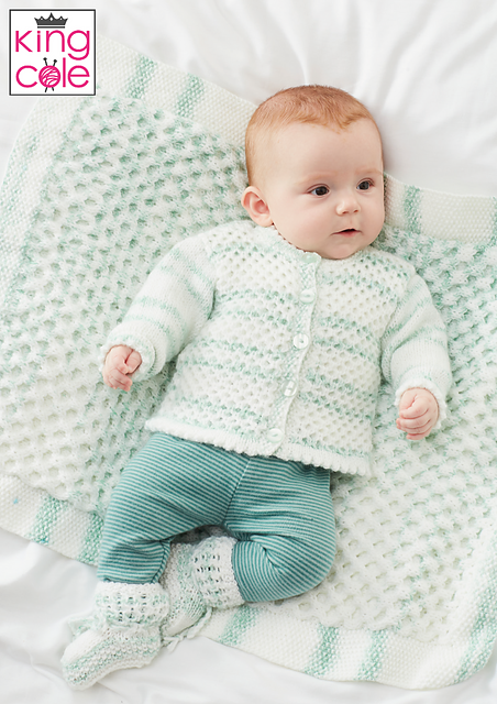 5699 Cardigan, Waistcoat, Hoody, Blanket, Bootees