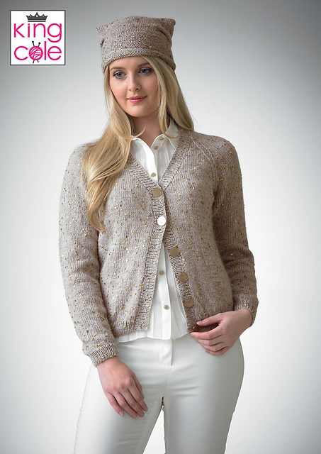 3870 Sweater, Cardigan and Hat