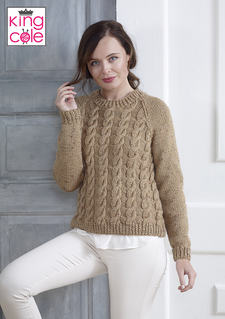 5012 Cabled Cardigan and Sweater