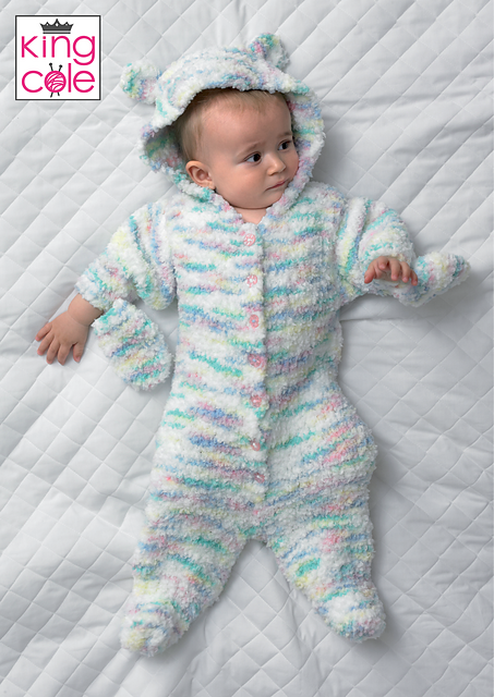 3677 Hooded Snowsuit and Sleepsuit