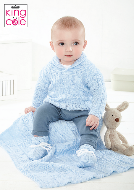 5767 Blanket, Sweaters, Balaclava and Bootees