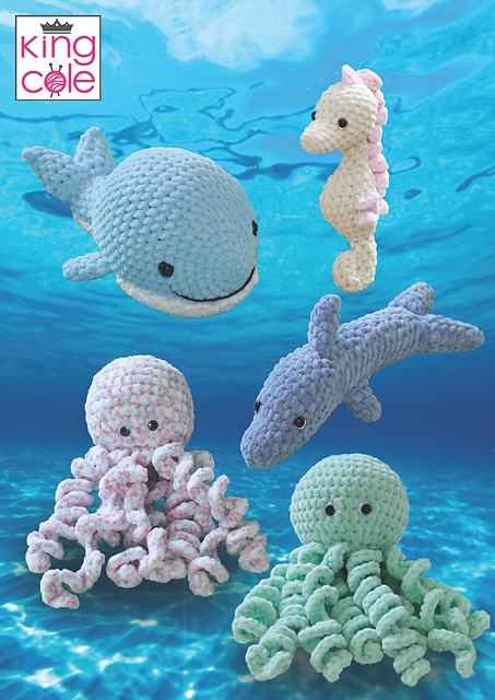 9076 Octopus, Whale, Seahorse and Dolphin
