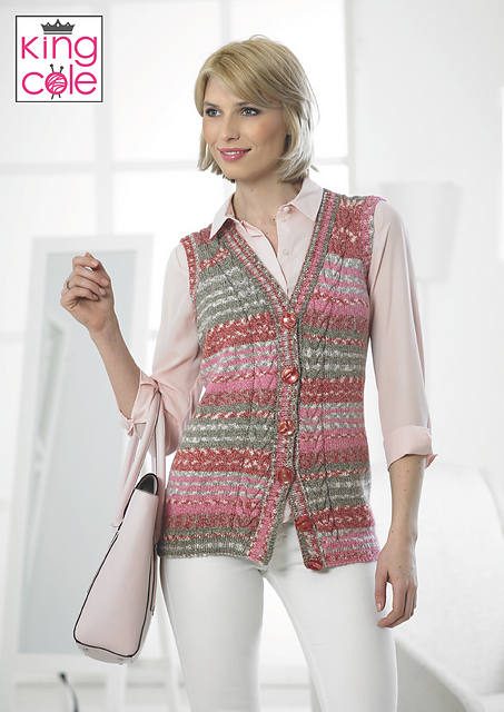 4256 Cardigan and Waistcoat