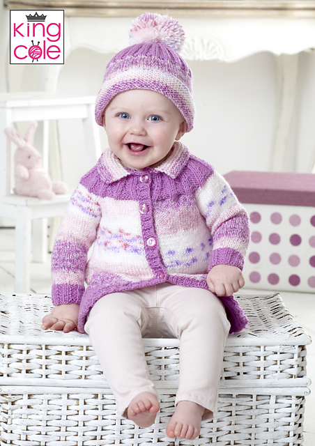 5137 Cardigan, Coat, Tunic and Hat