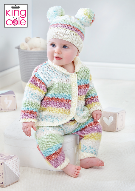 5763 Onesie, Cardigan, Trousers and Hats