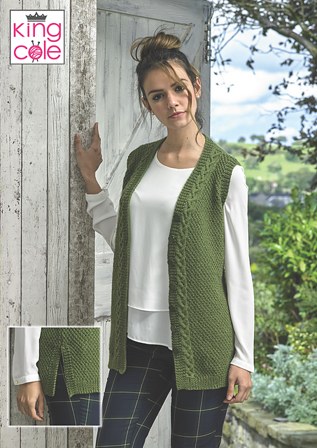 5075 Waistcoat and Cardigan