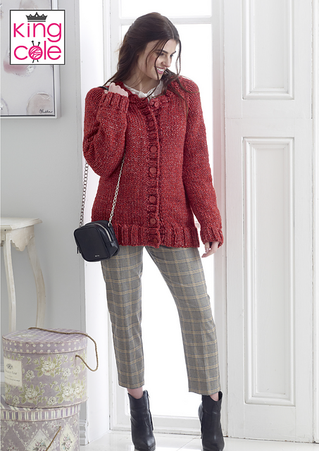 5195 Cardigan, Scarf, Wrap and Hat