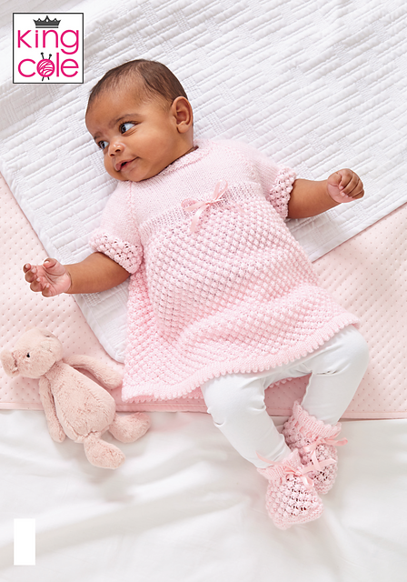 5982 Matinee Coat, Angel Top, Hat and Bootees