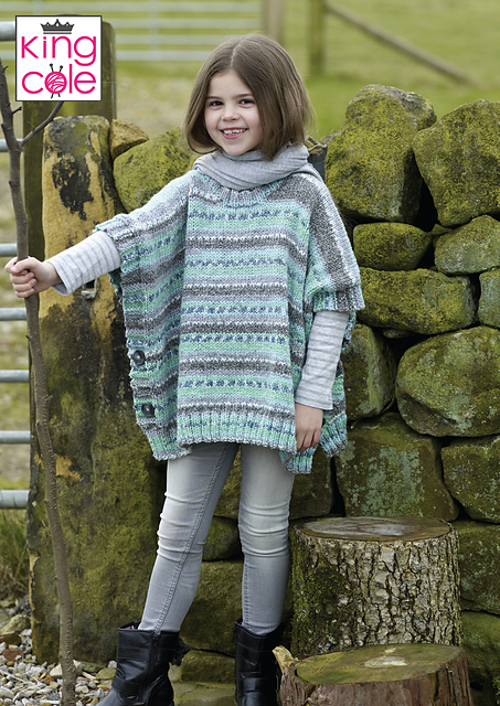 4602 Girl's Ponchos