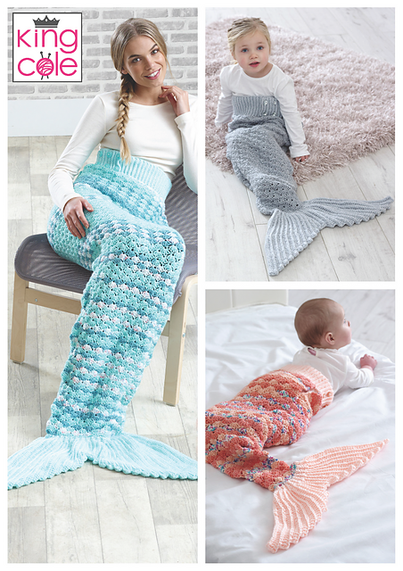 4908 Mermaid-tail Blanket