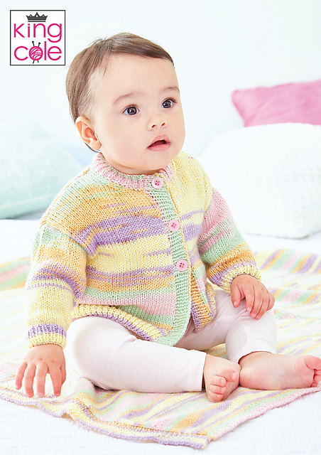 5912 Jacket, Cardigan and Blanket