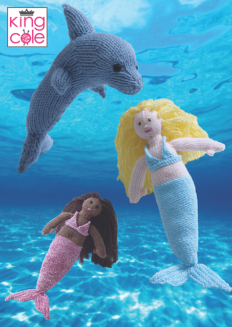 9063 Mermaid and Dolphin