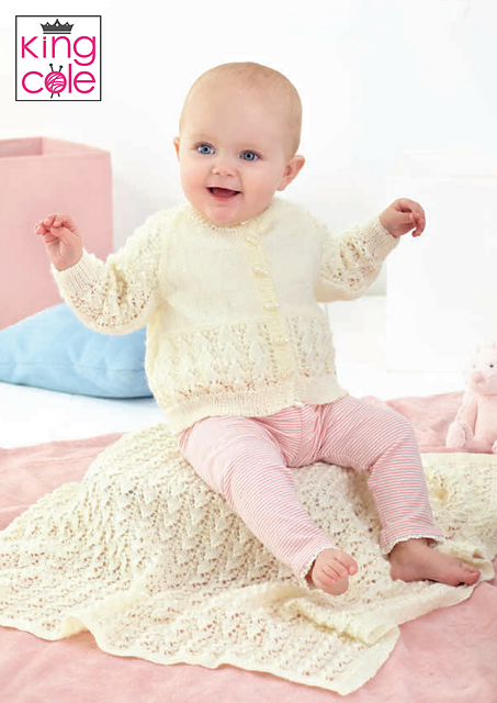 5508 Cardigan and Blanket