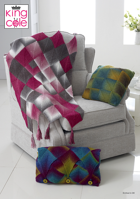 4413 Throw and Cushions