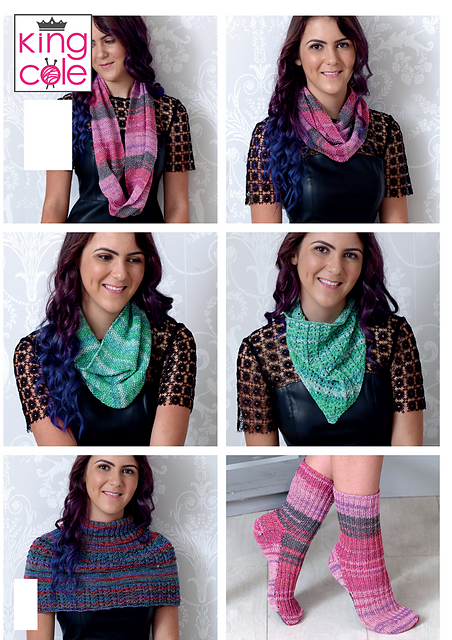 4641 Snood, Scarf, Neck Warmer, Neckerchief, Socks