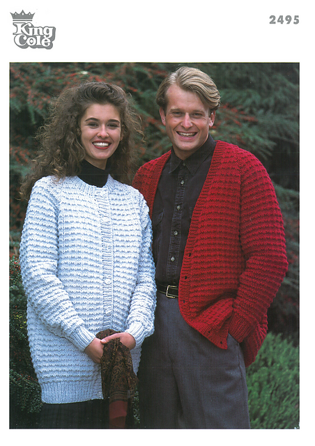 2495 Round and V Neck Cardigan