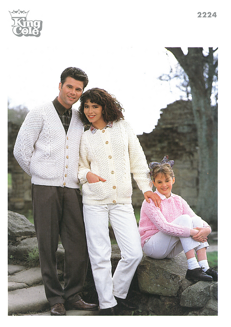 2224 Round and V Neck Cardigan