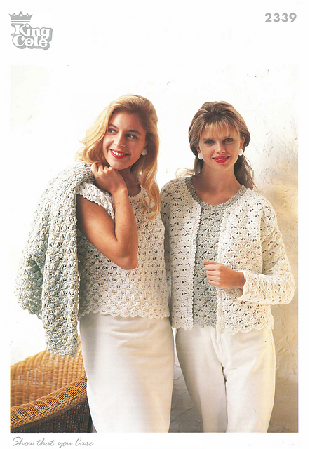 2339 Knit or Crochet Jackets and Top