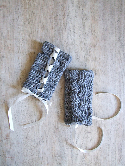Braided Fingerless Gloves