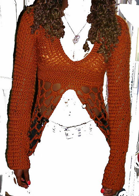 Reverse Halter Sweater