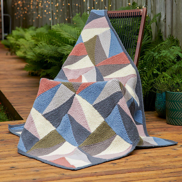 Soft Focus Graphic Blanket