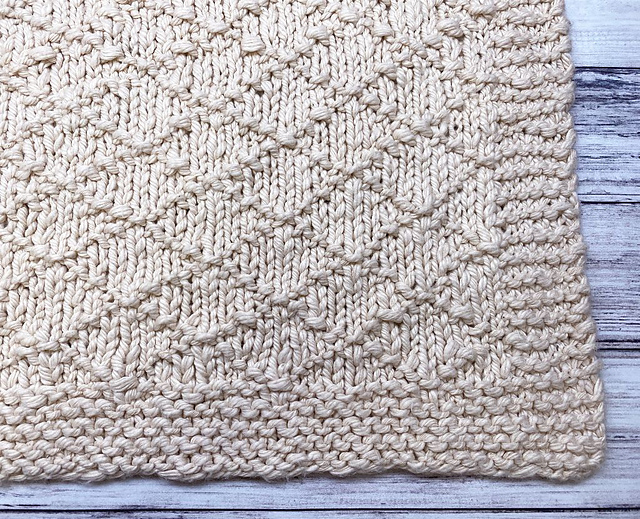 Diamond Brocade Baby Blanket