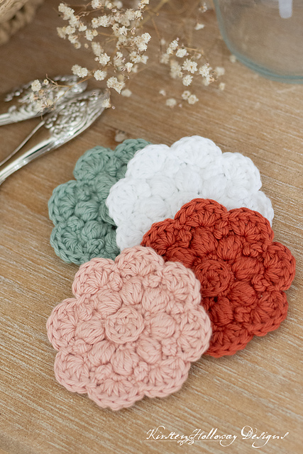 Coral Blossoms Face Scrubbies