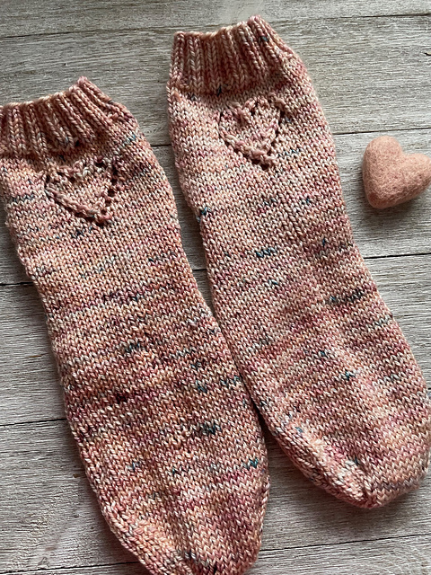 Key to My Heart DK Socks