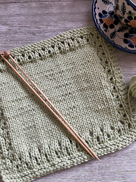 Emily's Garden Dishcloth