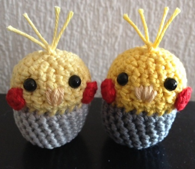 Baby Cockatiel Amigurumi
