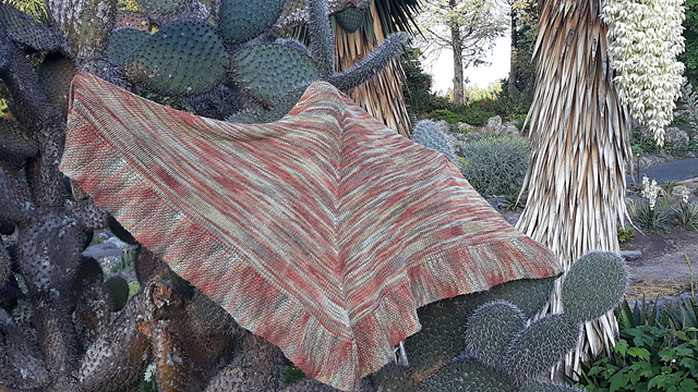 Desert Garden Shawl