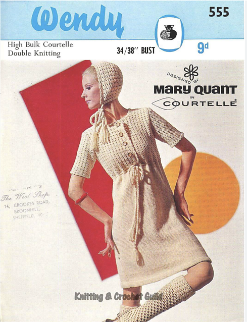 Dress, Bonnet and Socks Outfit 555