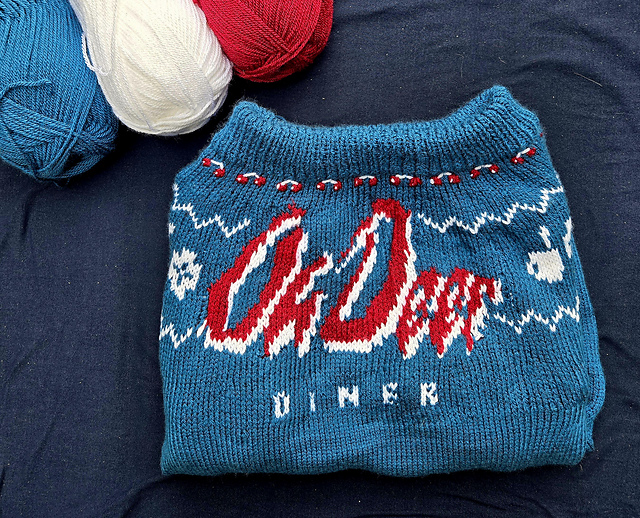 Ravelry: KittyIchigo1's Saga Anderson Oh Deer Diner Sweater