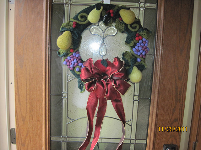 Fruitful Felted Wreath