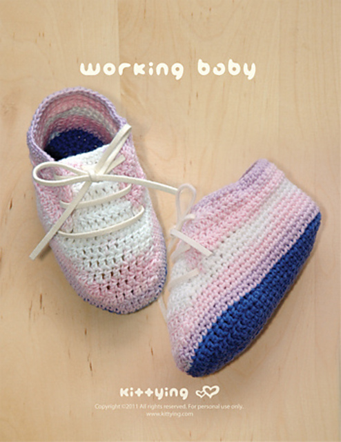 Ravelry: Working Baby Booties pattern by Kittying Ying
