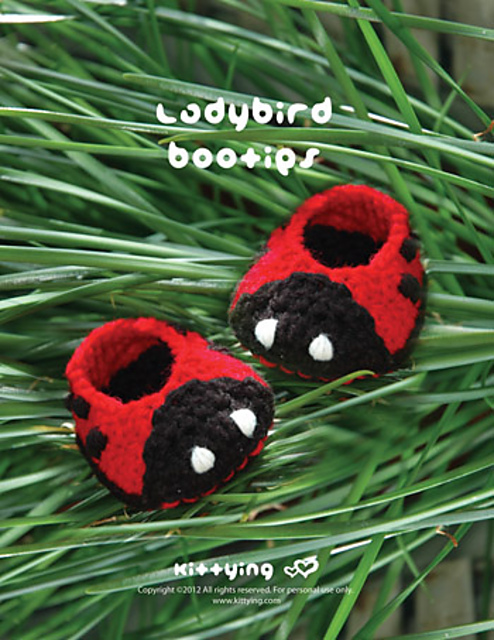 Ladybird / Beetle Booties